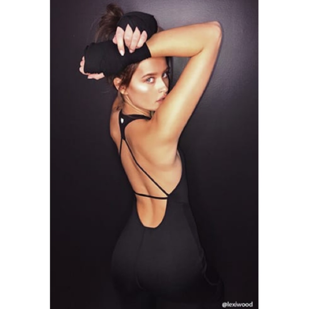 Forever 21 Sporty/Active Racerback Jumpsuit